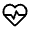 Ecg Heart Icon from Rounded Line - Material Symbols Set