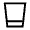Glass Cup Icon from Sharp Line - Material Symbols Set