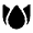 Menstrual Health Fill Icon from Rounded Fill - Material Symbols Set