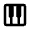 Piano Icon from Rounded Line - Material Pro Free Set
