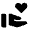Volunteer Activism Fill Icon from Rounded Fill - Material Pro Free Set