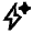 Ai Flash Icon from Outlined Line - Material Pro Set