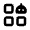 Ai Robot Generate Variation Icon from Rounded Line - Material Pro Set