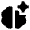 Ai Spark Brain Fill Icon from Sharp Fill - Material Pro Set