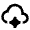 Ai Spark Cloud Icon from Sharp Line - Material Pro Set