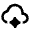 Ai Spark Cloud Icon from Rounded Line - Material Pro Set