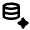 Ai Spark Database Icon from Rounded Line - Material Pro Set