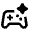 Ai Spark Gaming Icon from Rounded Line - Material Pro Set