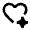 Ai Spark Heart Icon from Sharp Line - Material Pro Set