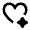 Ai Spark Heart Icon from Rounded Line - Material Pro Set