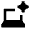 Ai Spark Laptop Fill Icon from Sharp Fill - Material Pro Set