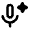 Ai Spark Microphone Icon from Rounded Line - Material Pro Set