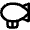 Aircraft Airship Icon from Nova Line Set