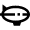 Aircraft Airship Side Icon from Nova Solid Set