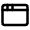App Window Icon from Lucide Line Set
