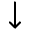 Arrow Long Down Icon from Mynaui Line Set