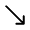 Arrow Long Down Right Icon from Mynaui Line Set