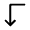 Arrow Turn Left Down Icon from Heroicons Outline Set