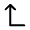 Arrow Turn Left Up Icon from Heroicons Outline Set