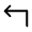 Arrow Turn Up Left Icon from Heroicons Outline Set