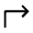 Arrow Turn Up Right Icon from Heroicons Outline Set