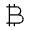 Download free Bitcoin Alt PNG, SVG vector icon from Unicons Thinline set.