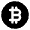 Bitcoin Circle Icon from Majesticons Solid Set