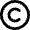 Copyright Icon from Font Awesome Regular Set