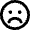 Face Frown Icon from Font Awesome Regular Set