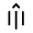 Text Indent Decrease Rtl Rotate 270 Icon from Fluent UI Regular Set