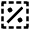 Percentage Square Dash Line Icon from Nova Line Set