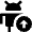 Android Upload Icon from Nova Solid Set