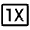 1x Mobiledata Badge Icon from Outlined Line - Material Symbols Set