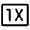 1x Mobiledata Badge Icon from Rounded Line - Material Symbols Set