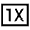 1x Mobiledata Badge Icon from Sharp Line - Material Symbols Set