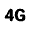 4g Mobiledata Icon from Rounded Line - Material Pro Set