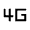 4g Mobiledata Fill Icon from Sharp Fill - Material Symbols Set