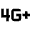 4g Plus Mobiledata Icon from Material Pro Line Set