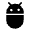 Adb Fill Icon from Sharp Fill - Material Symbols Set
