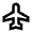 Airplanemode Active Icon from Sharp Line - Material Pro Set
