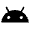 Android Fill Icon from Sharp Fill - Material Symbols Set