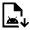 Apk Install Icon from Sharp Line - Material Symbols Set