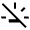 Backlight High Off Fill Icon from Sharp Fill - Material Symbols Set