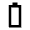 Battery 0 Bar Icon from Sharp Line - Material Pro Set