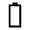 Battery 0 Bar Fill Icon from Sharp Fill - Material Symbols Set