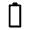 Battery 0 Bar Icon from Rounded Line - Material Symbols Set