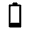 Battery 1 Bar Fill Icon from Rounded Fill - Material Symbols Set