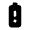 Battery Alert Fill Icon from Rounded Fill - Material Pro Set