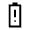 Battery Alert Icon from Sharp Line - Material Symbols Set