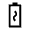Battery Change Icon from Sharp Line - Material Symbols Set